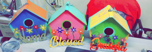 Birdhouse (Home, Blessed, Grateful)